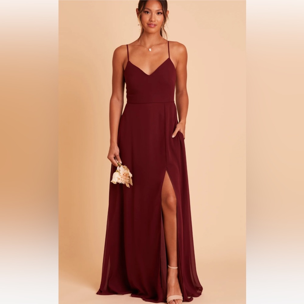 Birdy Grey Cabernet chiffon Bridesmaids Dress